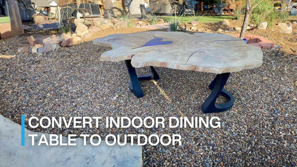 How to Turn Indoor Table into Outdoor Table