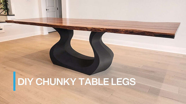 DIY Chunky Table Legs