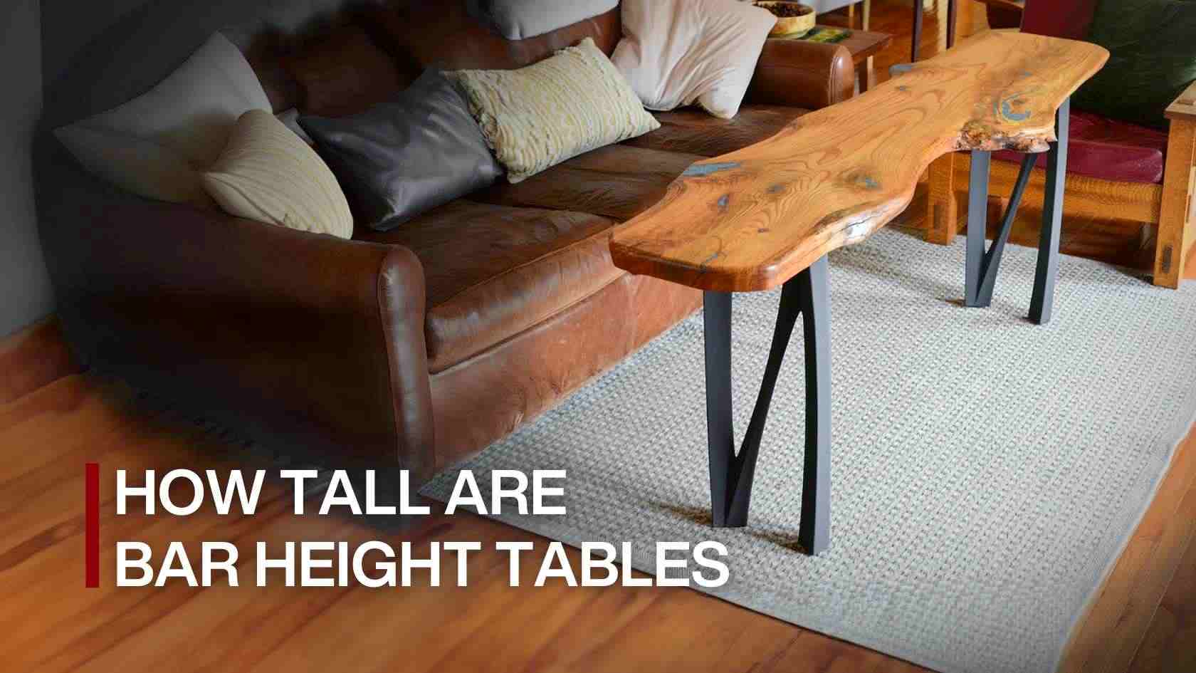 5 DIY Bar Height Table Legs Ideas