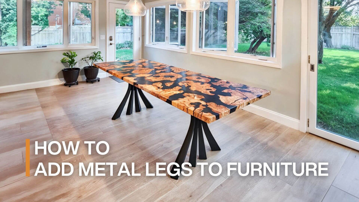 How To Add Metal Legs To Furniture