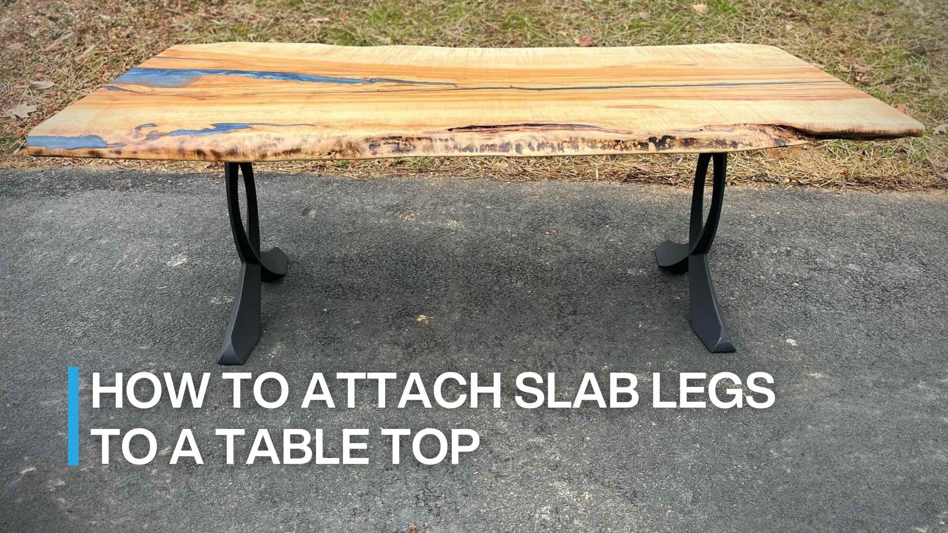 From Salvaged Slab to $6000 Desk: Using Salvaged Industrial Table Legs