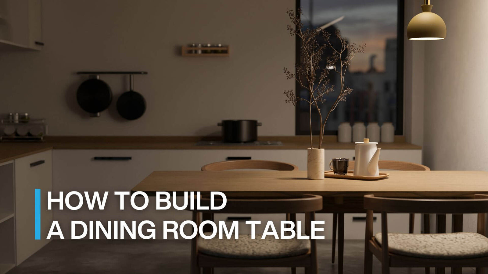 how to build a dining room table