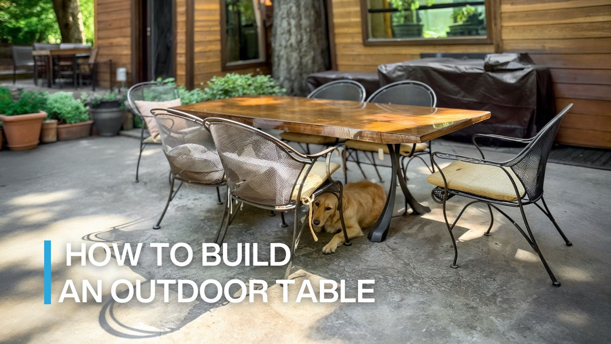 How to Build an Outdoor Table