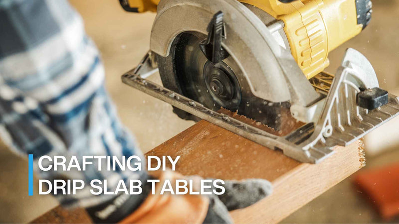 how to build tables with live edge drip slabs