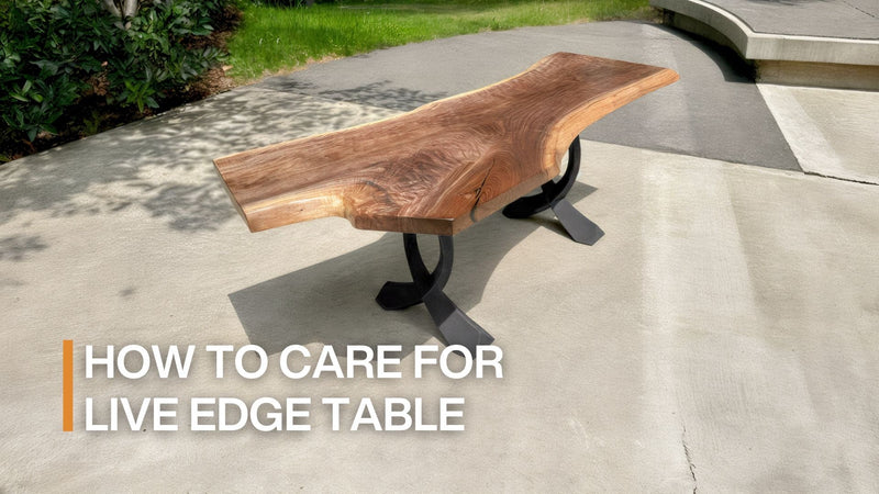How to Care for Live Edge Table