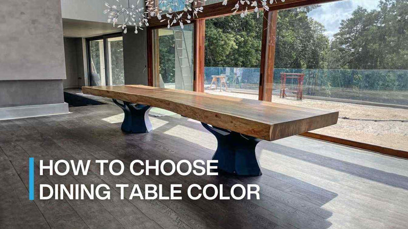 how to choose dining table color