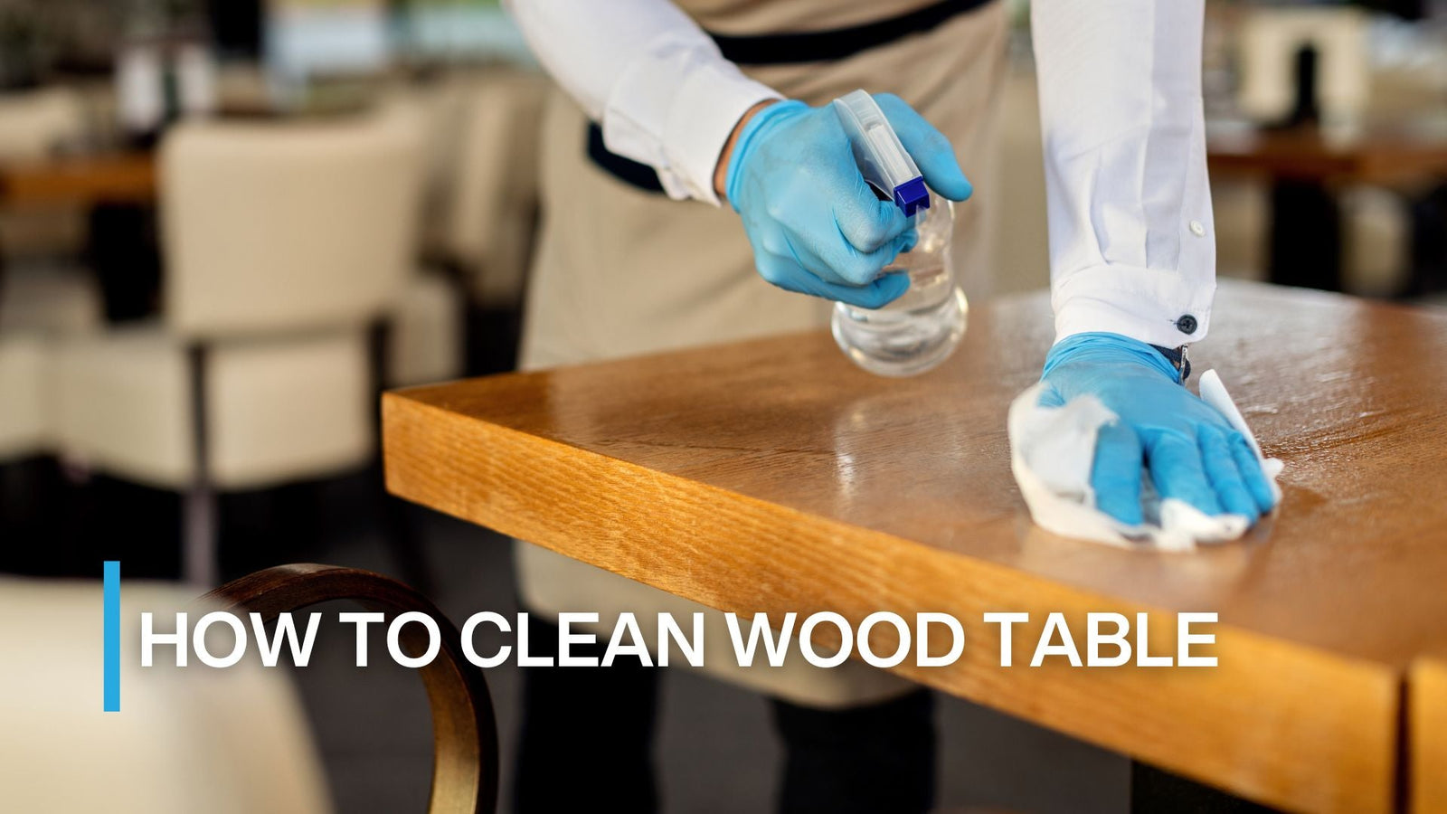 how to clean wood table