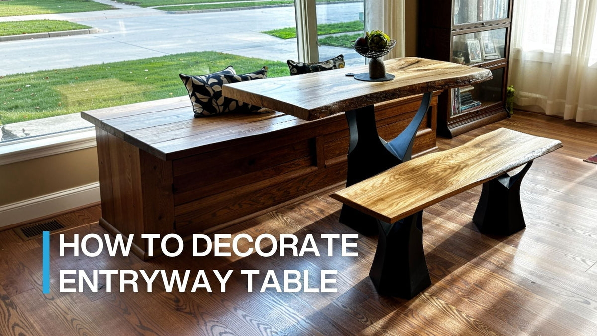 How to Decorate Entryway Table