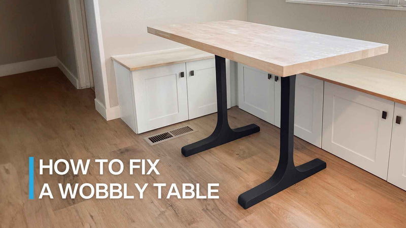 how to fix a wobbly table