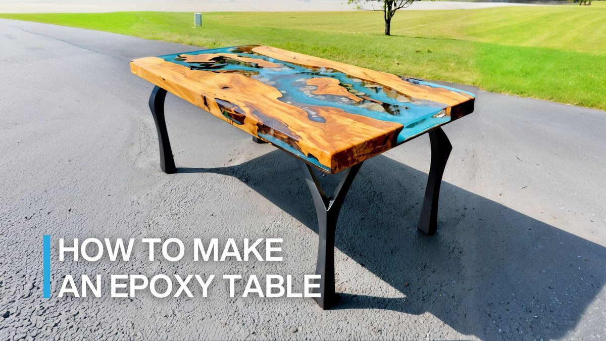 how to make an epoxy table