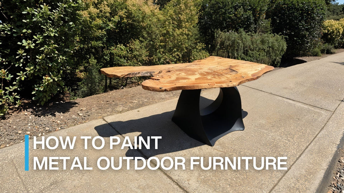 How to Paint Metal Outdoor Furniture