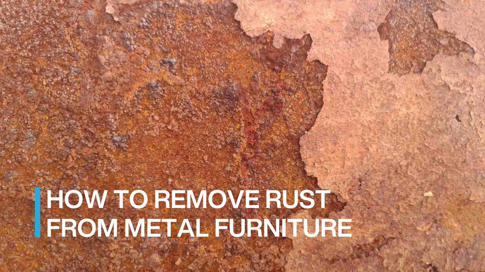 rust removal on metal furniture before and after sandpaper rust converter