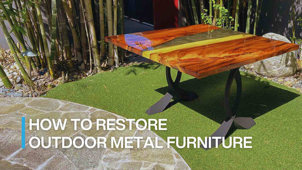 How to restore outdoor metal furniture 