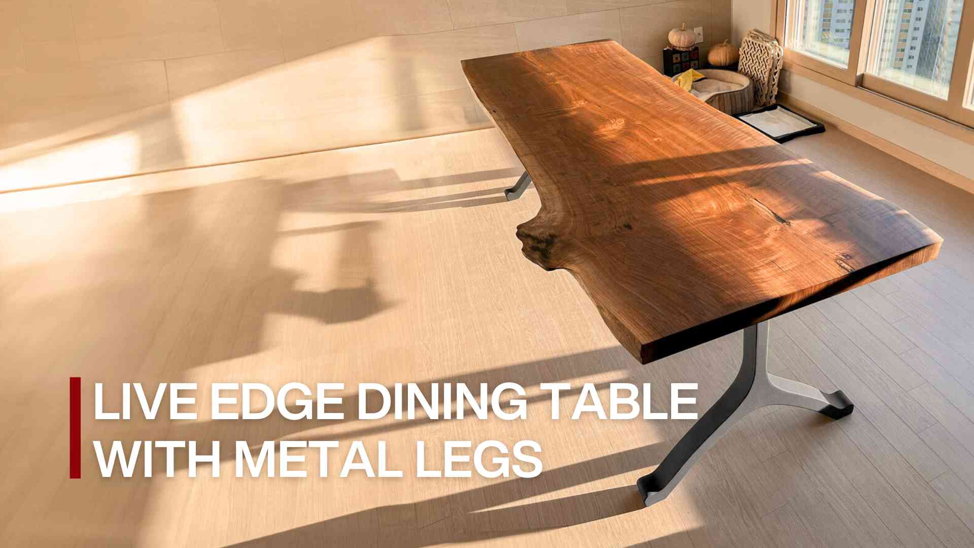 5 Steel Legs for Your DIY Live Edge Dining Table