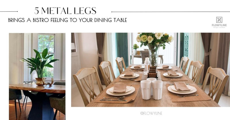 Get a Bistro Vibe with These 5 Metal Table Legs