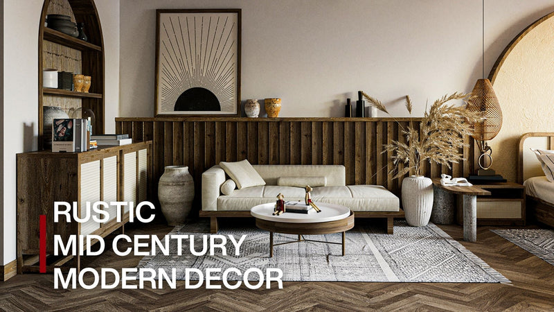 Rustic Mid Century Modern Decor