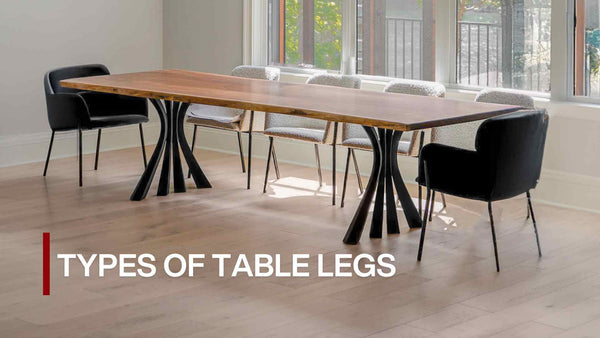 types of table legs