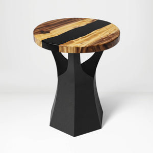 Coffee Table Base 16.1" H Tree Trunk for Modern Round Top - 106S Namu