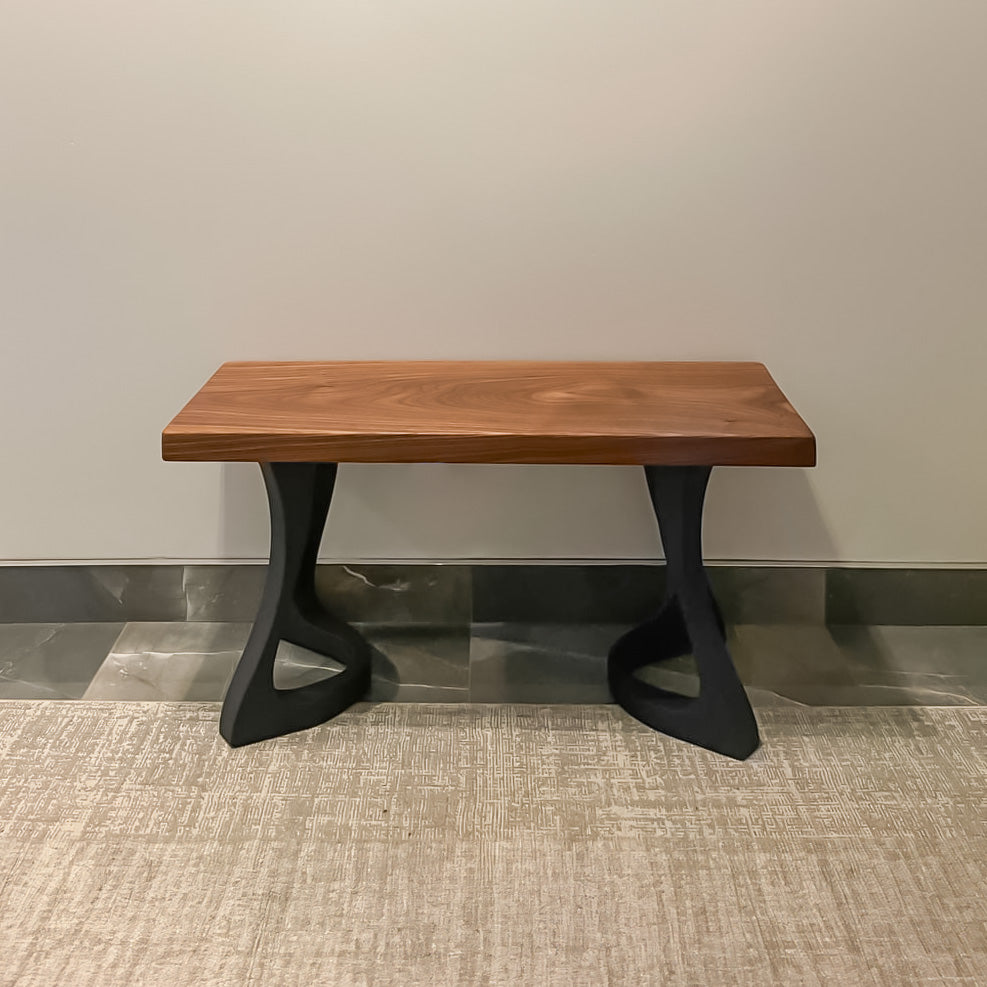 Bench Legs 117 Uzar 16H for Woodworking, Live Edge Tabletop Flowyline Design Coffee Table Base for DIY furniture dining home decor epoxy woodworkbench steel table legs farmhouse outdoor bench metal coffee table round stool legs modern desk small bench charcuterie narrow wood bench modern metal legs for bench
