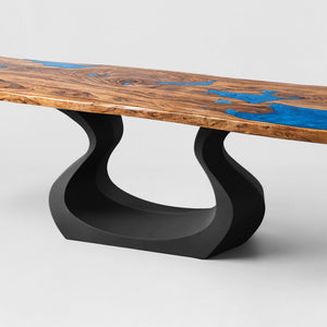 Dining Table Base 28" H Furniture Legs for Custom Wood Tops - 301 Uilani