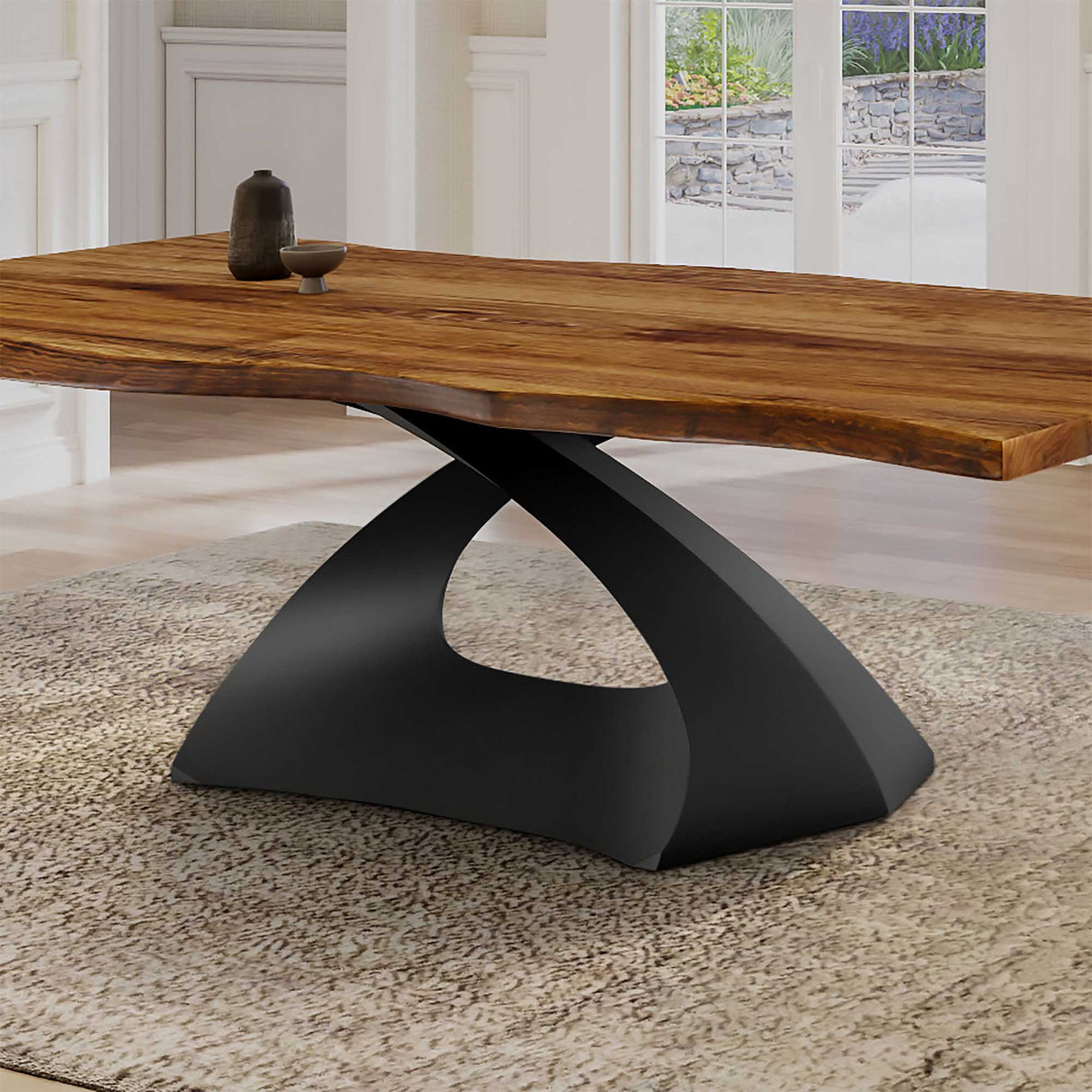 307 Tulipe 28" H Industrial Metal Table Base