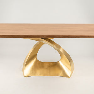 Gold Table Base 307 Tulipe 28H Luxurious Furniture; marble dining table with gold legs; marble dining table gold legs; white marble dining table with gold legs; white coffee table with gold legs; white coffee table gold legs;