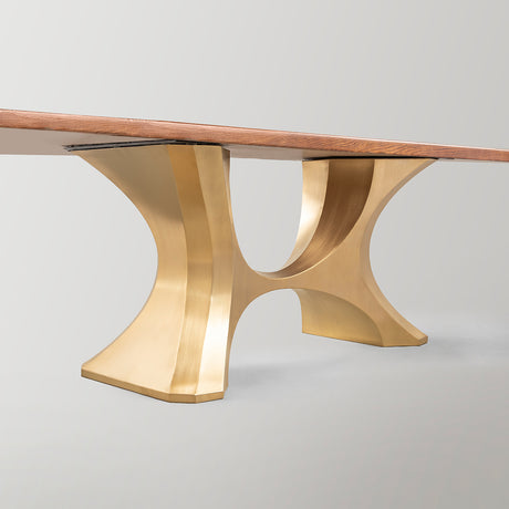 Gold Table Base 310 Hoshi 28H Luxurious Furniture gold metal table legs gold metal legs for dining table metal legs on table gold gold metal dining table legs gold metal legs for table
