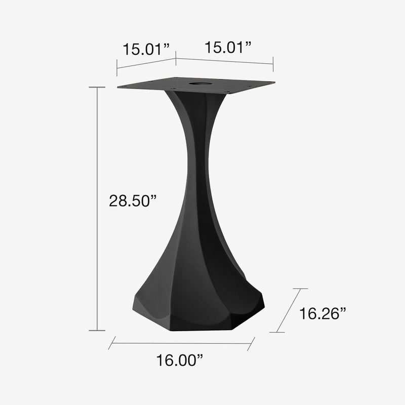 311 Lithe Tulip Dining Table Base - Medium | Flowyline Design