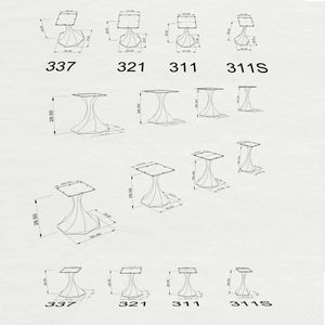 321 Lithe 28" Tulip Metal Furniture Design - Large