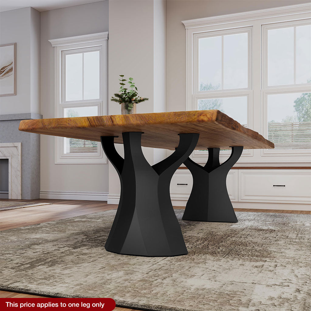 Metal Table Legs - 413 Ramo - 22W, 28H inch - Set of 1 pcs metal table legs round dining dining table furniture woodwork made in the usa gold table legs modern desk Steel farmhouse base granite table base glass industrial & rustic style heavy duty