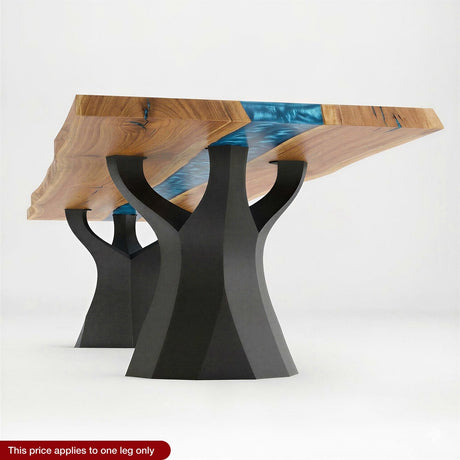 Metal Table Legs - 413 Ramo - 22W, 28H inch - Set of 1 pcs metal table legs round dining dining table furniture woodwork made in the usa gold table legs modern desk Steel farmhouse base granite table base glass industrial & rustic style heavy duty