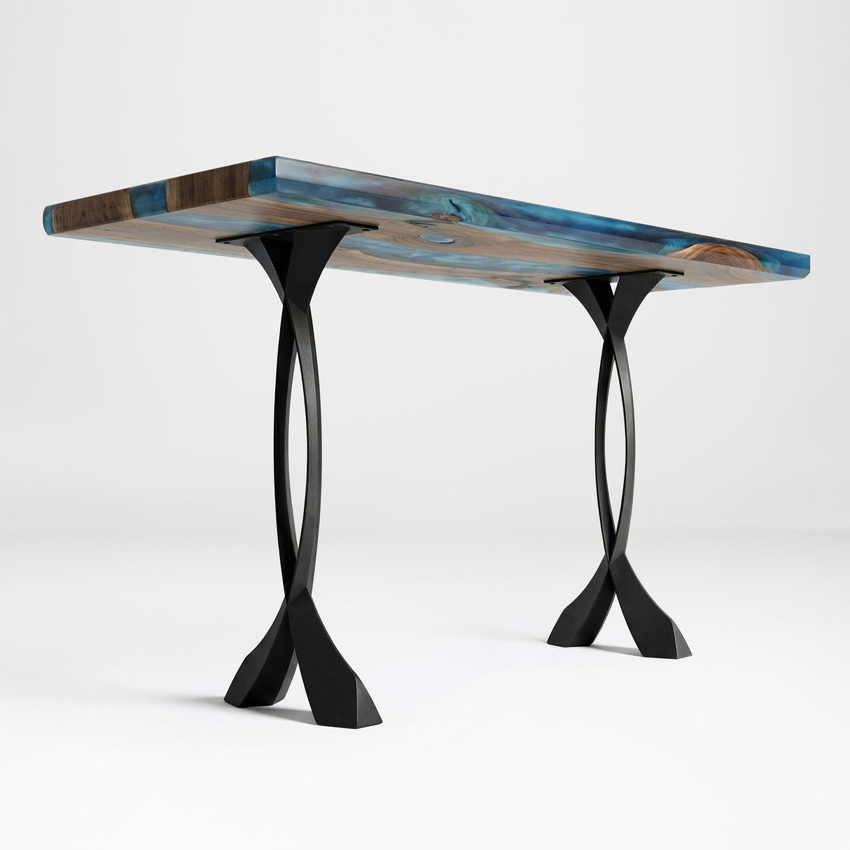 Counter Table Legs 36.3" H Modern DIY Furniture - 602 Curva