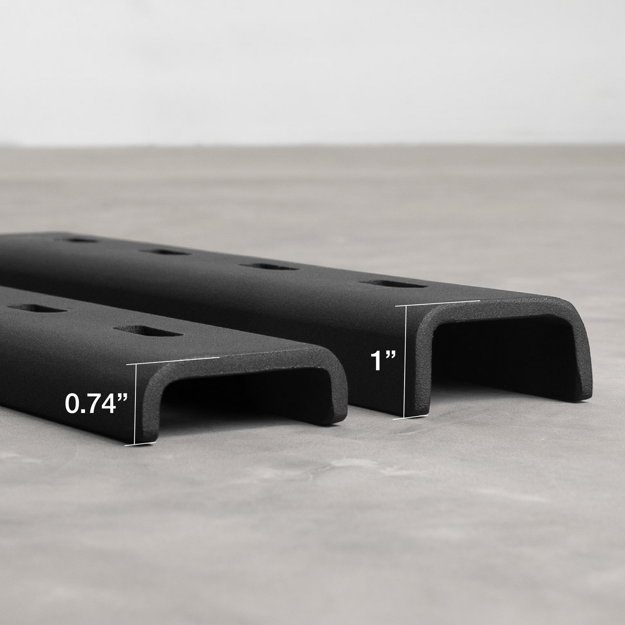 Reinforce C Channel for Tabletop | Multiple size | Set of 2 Pieces | Table Leg Hardware