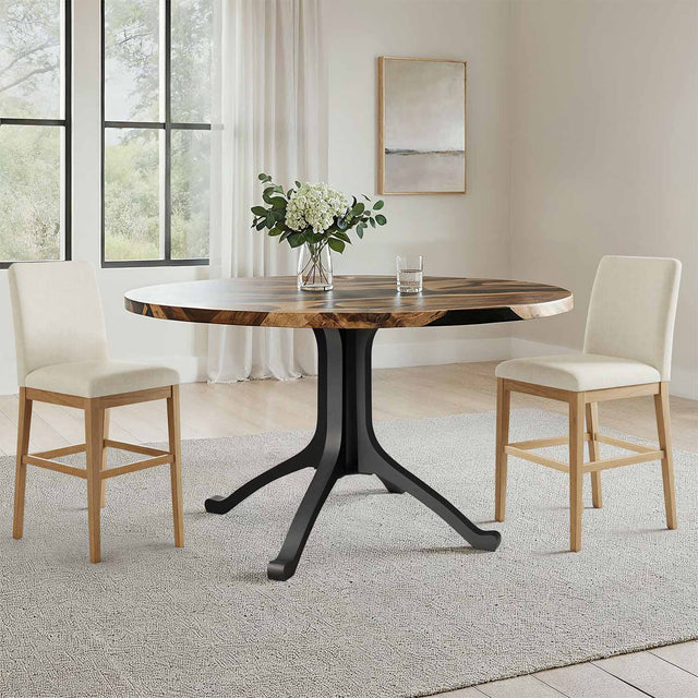 Counter Table Base 628 Wishbone 34.5H Metal Counter Table Base for Round Table Top heavy duty steel table base metal dining table base counter height table base round table base round table base only table base metal furniture