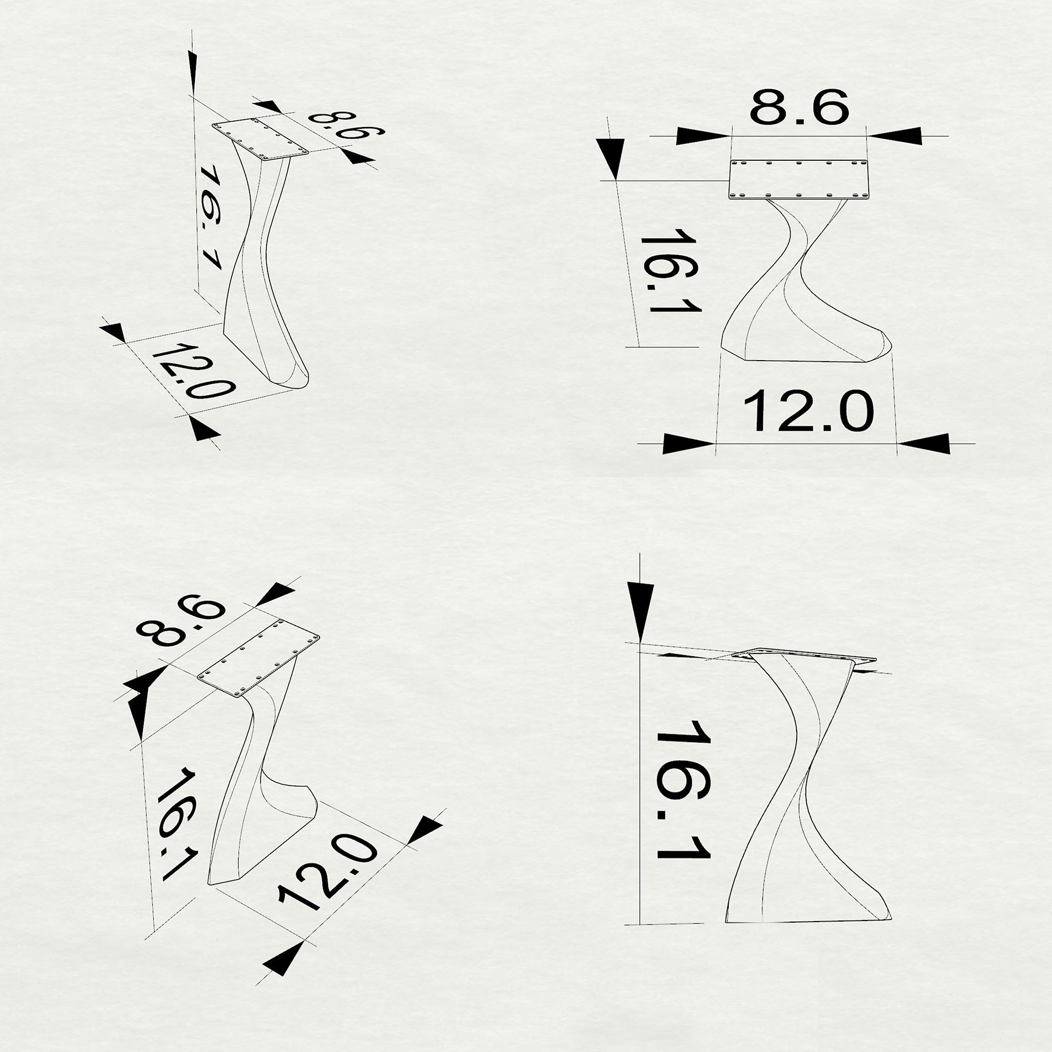 Bench Legs 122 Botas 16
