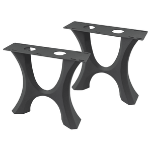 Bench Legs 16" H for Dining Live Edge Tabletop - 103B Haru