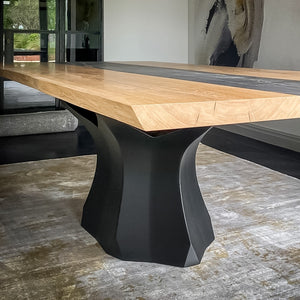 Metal Table Base - 303 Namu - 31, 22, 28H inch round table base farmhouse furniture legs coffee table base dining table base Pedestal table Base base for round table wooden dining table mid century modern home and living industrial and rustic style heavy duty