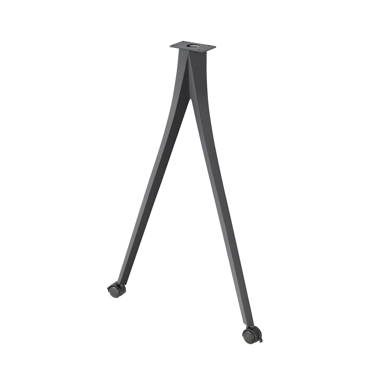 black metal legs with caster