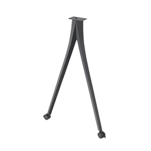 black metal legs with caster
