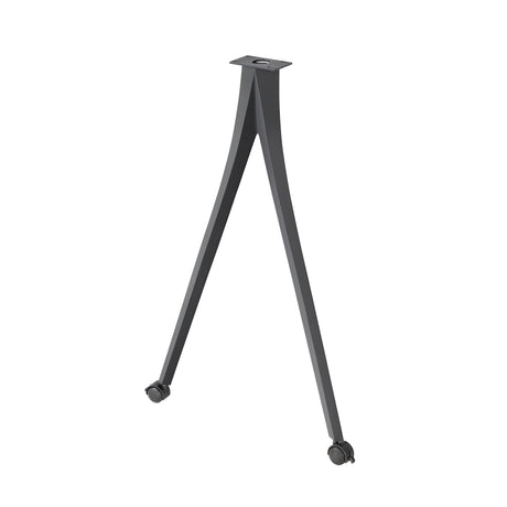 black metal legs with caster