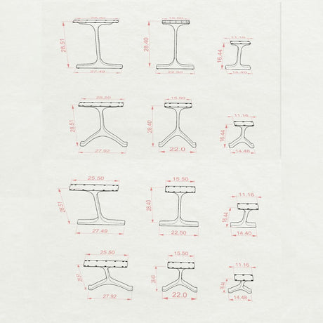 metal bench legs 101 wishbone 3D drawings