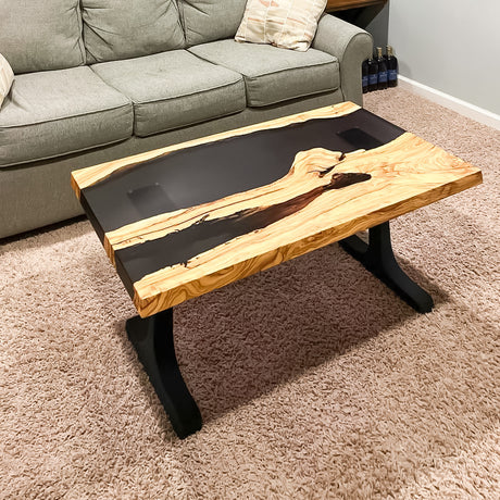 bench legs 102 wineglass 16" H black metal legs for modern benches