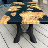 modern Haru 103 metal bench legs black steel industrial furniture base