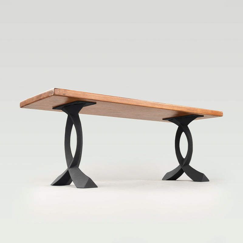 Bench Legs 108 Curva for Modern Wooden Tabletop bench table legs metal bench legs bench legs metal work bench legs design