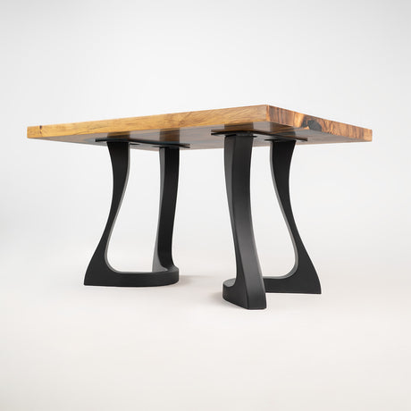 Bench Legs 117 Uzar 16H for Woodworking, Live Edge Tabletop Flowyline Design Coffee Table Base for DIY furniture dining home decor epoxy woodworkbench steel table legs farmhouse outdoor bench metal coffee table round stool legs modern desk small bench charcuterie narrow wood bench modern metal legs for bench