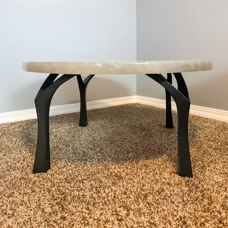 Bench Legs 118 Faras 16H Modern Steel Furniture Flowyline Design Coffee Table Base for DIY furniture dining home decor epoxy woodworkbench legs coffee table outdoor furniture metal Small Coffee Table cabinet legs epoxy mold c channel hair pin legs walnut legs tapered upholstered metal legs for bench