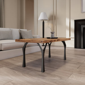 Bench Legs 118 Faras 16H Modern Steel Furniture Flowyline Design Coffee Table Base for DIY furniture dining home decor epoxy woodworkbench legs coffee table outdoor furniture metal Small Coffee Table cabinet legs epoxy mold c channel hair pin legs walnut legs tapered upholstered metal legs for bench