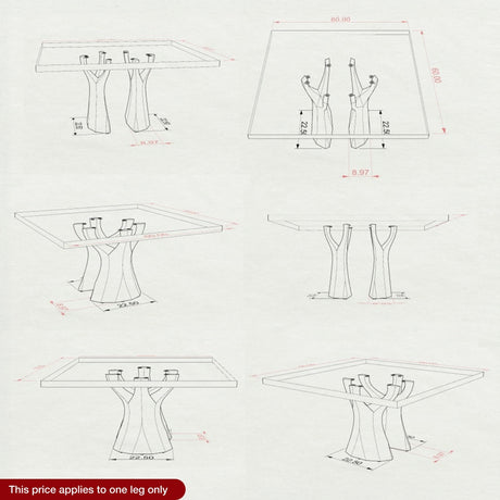 Technical drawing of a dress with measurements on a white background