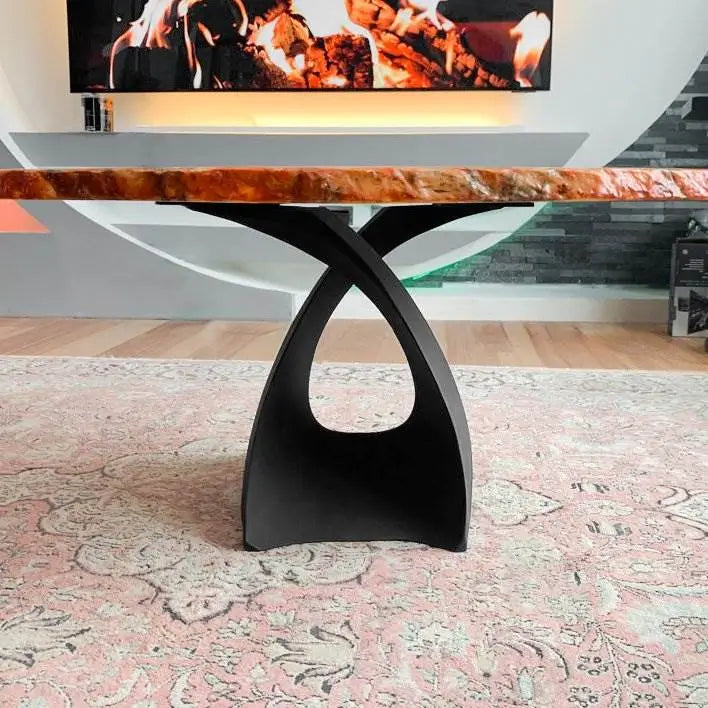 Coffee Table Base 121 Tulipe 16H Metal Furniture for Round Table Top