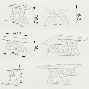 Coffee Table Legs 202 Radix 16H for Live Edge Tabletop metal legs coffee table coffee table iron legs coffee table black metal legs metal legs for a coffee table coffee table steel legs round coffee table metal legs